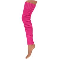 Overknee beenwarmers Fluor pink