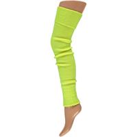 Overknee beenwarmers Fluor yellow