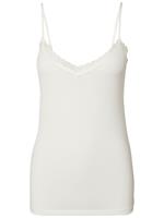 Pieces dames hemd kant - Lace singlet kate - Kanten dames onderhemd - Microfiber singlet