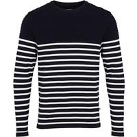 Kronstadt Fisker cotton roll neck knit navy 50023
