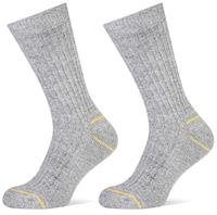 STAPP Werksokken Heren Yellow Norwegian 2-pack Grey Melange-39/42