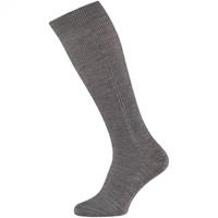 Angro Heren kniekousen van wol Medium grey