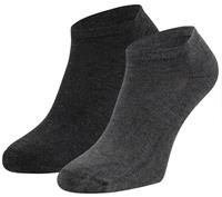 Boru Bamboo Short Met Badstof Sokken Grijs Mix 2-pack