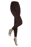 Sarlini Lange dames legging van katoen Brown