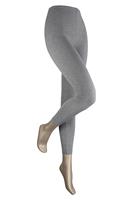 Sarlini Lange dames legging van katoen Medium grey