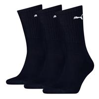 Puma Unisex Sportsocken, 3 Paar - Tennissocken, Crew Sport Socken, einfarbig, Blau