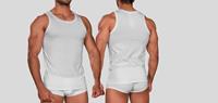HOM - Tanktop - Supreme Cotton - zwart
