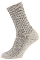 Angro Wollen sokken met vilt zool Light grey