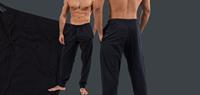 Schiesser mix+relax Loungehose, Gummibund, Tunnelzug, Rippbündchen, für Herren, navy