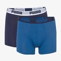 Puma - Basic Boxer 2P - Boxershort Blauw