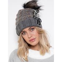 Dames muts met pompon Admas