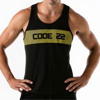 code22 Tanktop Code 22 Wide Stripe
