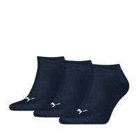 Puma Unisex Socken, 3er Pack - Sneaker-Socken, einfarbig, navyblau