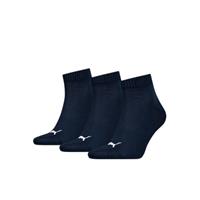 Puma Unisex Quarter Plain Socks Navy-35-38