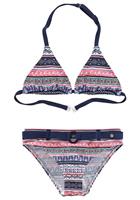 Triangel-Bikini im frechen Streifen-Look