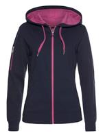 Bench. Capuchonsweatvest met ritszak op de mouw