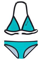 Triangel-Bikini mit Logoprint an Top und Hose