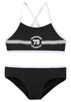 KangaROOS Bustier-Bikini »Sporty« mit sportlichem Frontdruck