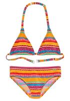 Triangel-Bikini mit Ethno-Druck