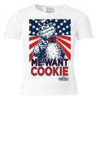 T-Shirt mit coolem Krümelmonster-Frontdruck »Cookie Monster - Me Want Cookie«