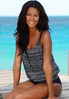 Kangaroos Oversize-Tankini im angesagten Ethno-Look