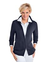 Casual Looks Strickjacke in trageangenehmem Materialmix