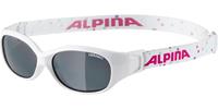 Alpina Sonnenbrille sports flexxy Kids white dots weiß