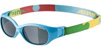 Alpina Sonnenbrille sports flexxy Kids cyan puzzle türkis