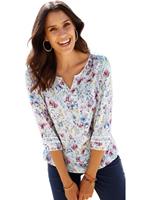 Classic Inspirationen Bluse mit wunderschönem Blüten-Druck