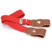 happystrappy.nl HappyStrappy. Elastische kinderriem (4 tot 12 jaar) - Rood