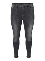 VERO MODA Vmlora High-waist Skinny Jeans Dames Zwart