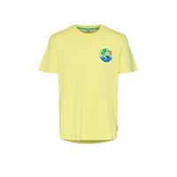 T-shirt met printopdruk geel