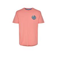 T-shirt met printopdruk zalm