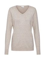 Vila V-Ausschnitt-Pullover "VIRIL V-NECK L/S KNIT TOP - NOOS"