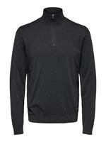 Gebreide pullover met opstaande kraag