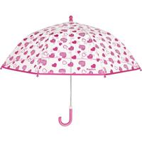 Playshoes Kinderschirm-mädchen Hartjes70 Cm Transparent/rosa