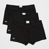 Lacoste Lacoste Boxershorts Heren Casual Zwart 3-Pack