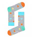 Happy Socks Sokken Socks Heart Grijs