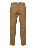 Selected Biokatoen Chino Heren Bruin