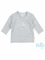 Feetje Shirt met lange mouwen Hello Sunshine Giraffe Grijs Melange