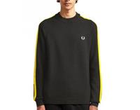 Fred Perry Broken Tipped Overarm Crew Neck Jumper - Herentruien