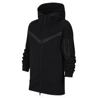 Hooded Zipper Kinder Sportswear Tech Fleece Sweatjacken  schwarz 