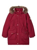 NAME IT Gevoerde Parka Dames Rood