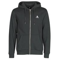 Converse Bestickter Star Chevron Hoodie mit durchgehendem Reißverschluss Black