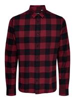 Only & Sons Slim fit vrijetijdsoverhemd met ruitjes