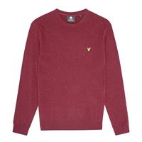 Lyle & Scott Pullover Mix Wool Bordeaux Rot