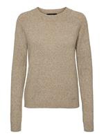 Vero Moda Trui met ronde hals VMDOFFY in gemêleerde look
