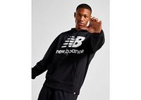 newbalance New Balance Essentials Stacked Logo Pullover Hoodie schwarz/weiss Größe S