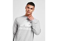 New Balance Essentials Stacked Logo Crew Sweatshirt Herren, grau