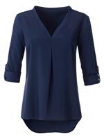 Ambria lange blouse met V-hals